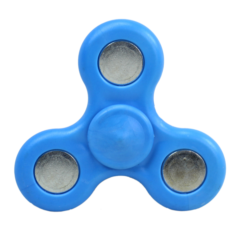 Colorful Fidget Spinner Hand Stress Reducer TOY for Anxiety Adult, Child (Blue)''''